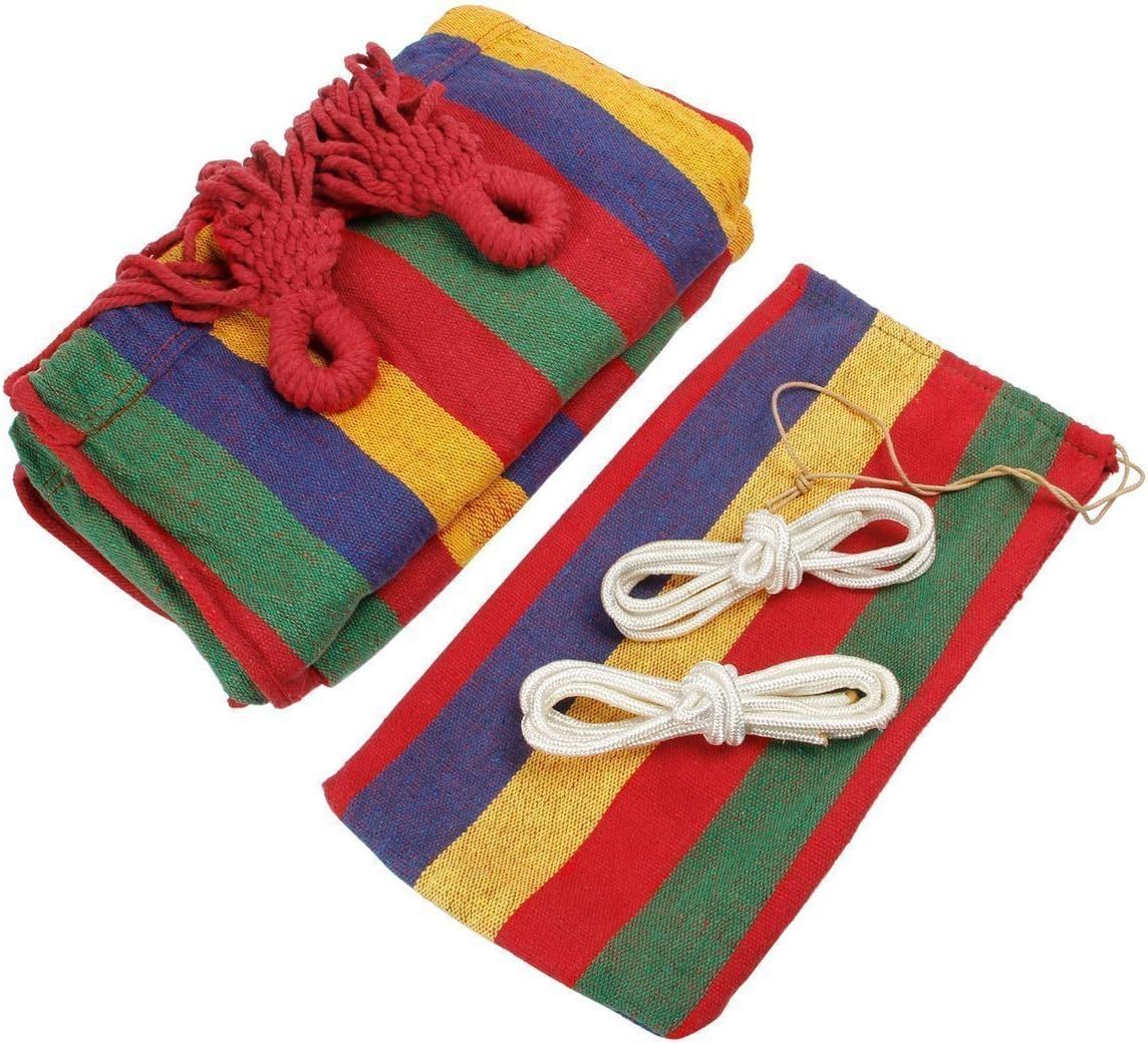 WoneNice��Double Cotton Hammock for 2 Persons, Spain Warehouse